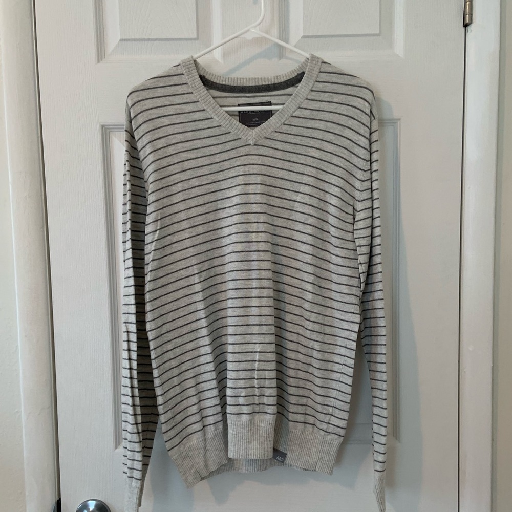 MENS AEROPOSTALE STRIPED SWEATER